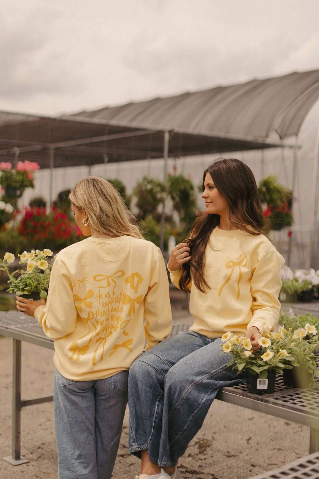 He holds all things together sweatshirt