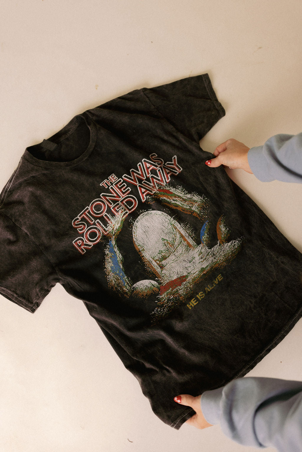 The Stone Was Rolled Away Acidwash