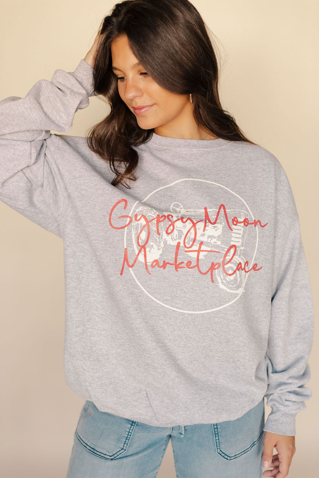 Gypsymoon Marketplace Tractor Logo Sweatshirt