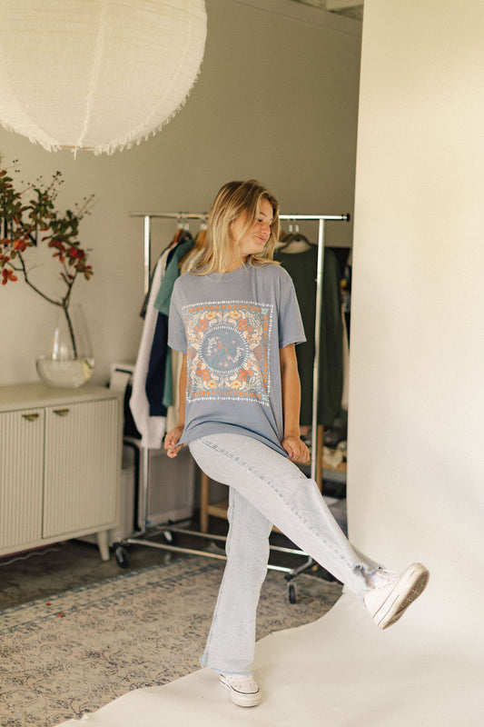 Howdy Honey Bandana Printed Graphic Tee