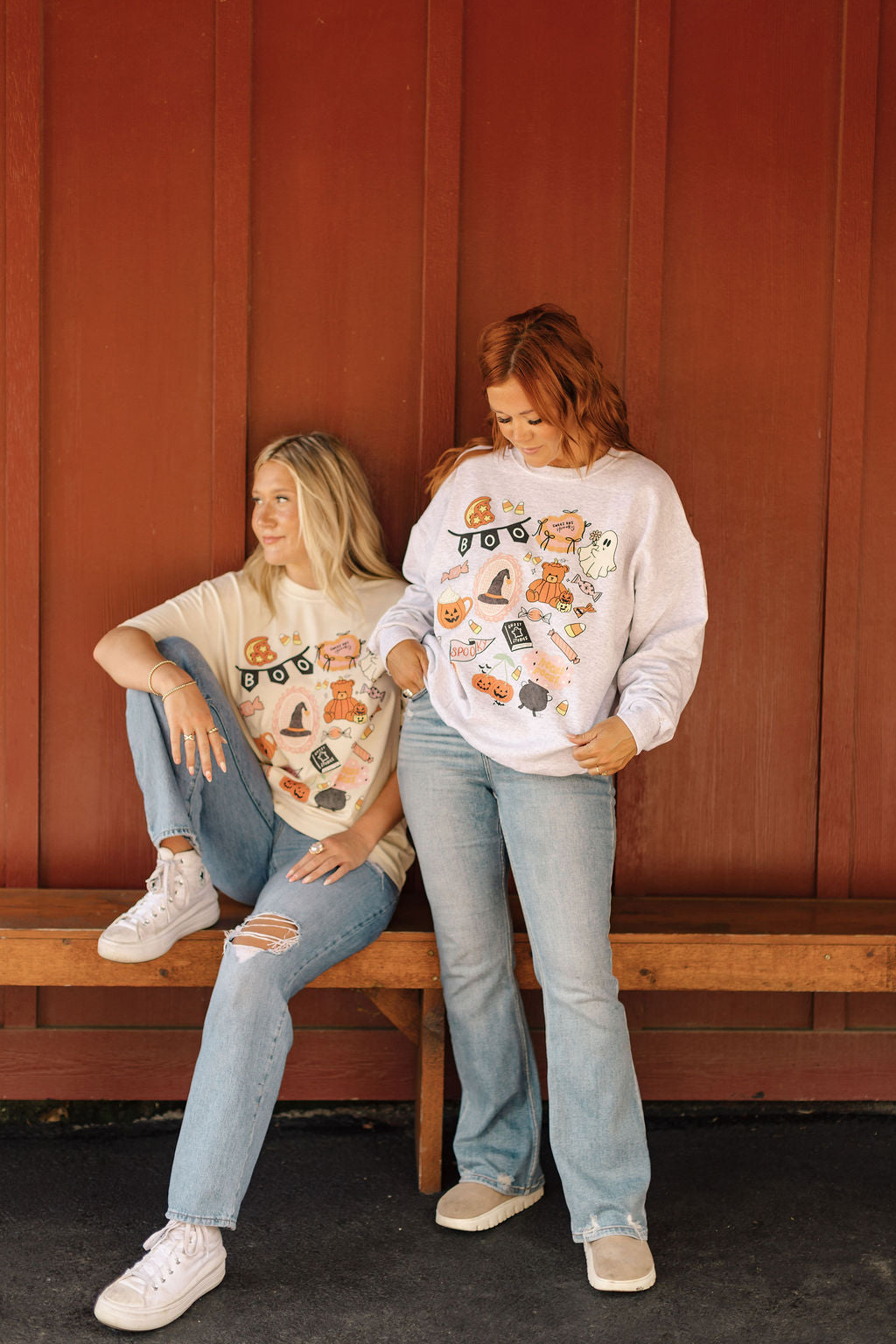 Boo Halloween Graphic Tee