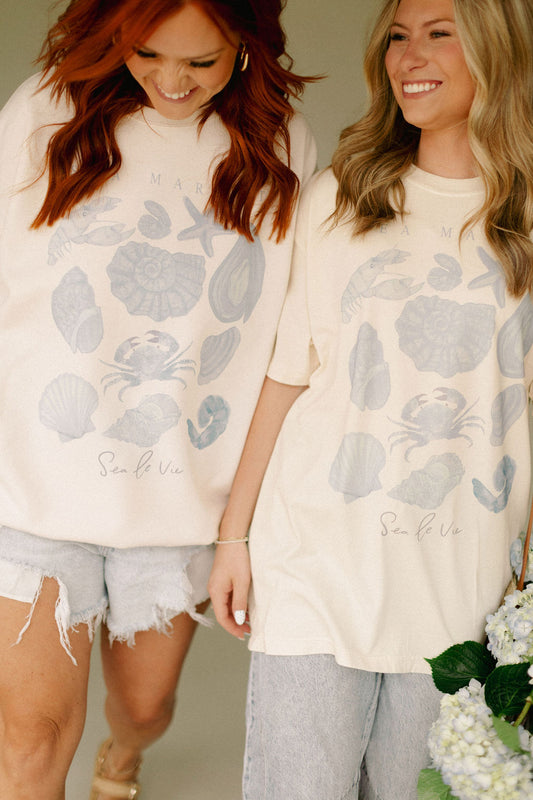 Sea Le Vie, Sea Market Graphic Sweatshirt