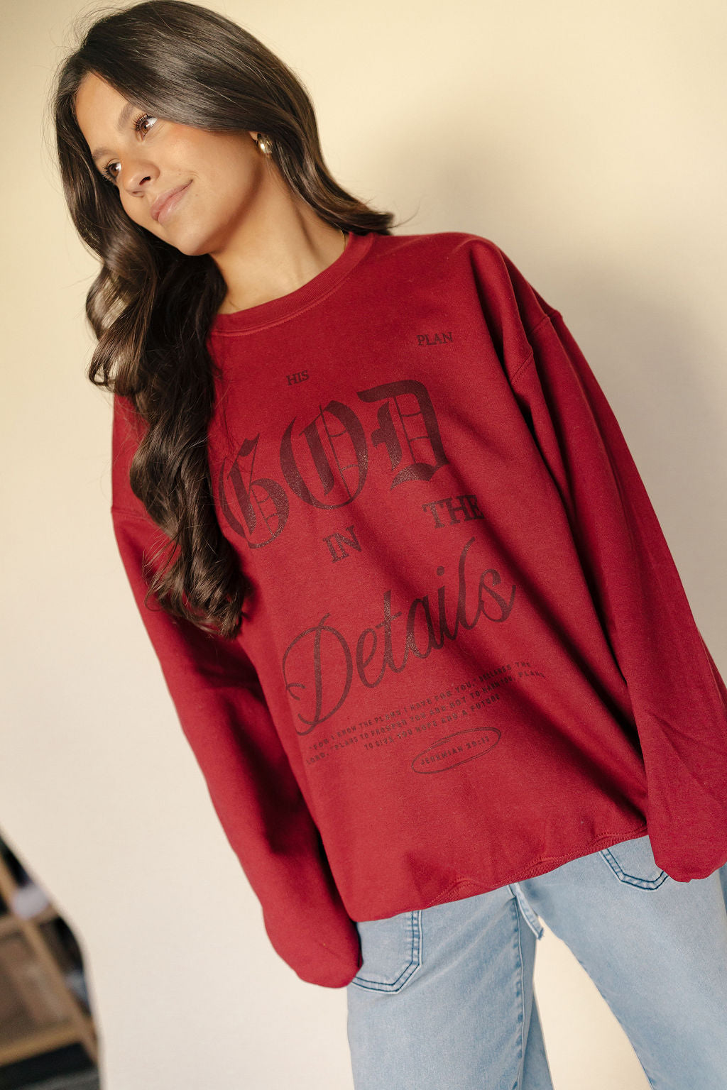 Trust His Plan- God Is In The Detail Sweatshirt