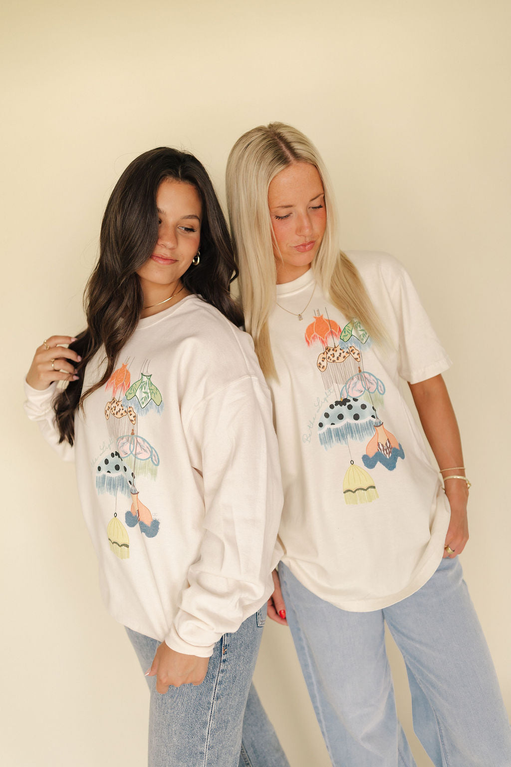 Be The Light Vintage Lamp Shades Graphic