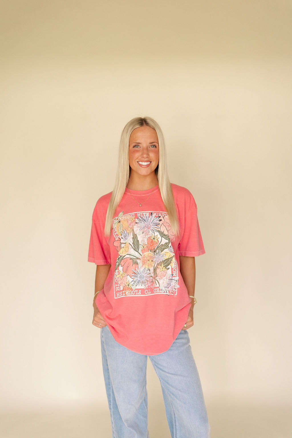 Blooming with Purpose Graphic Tee