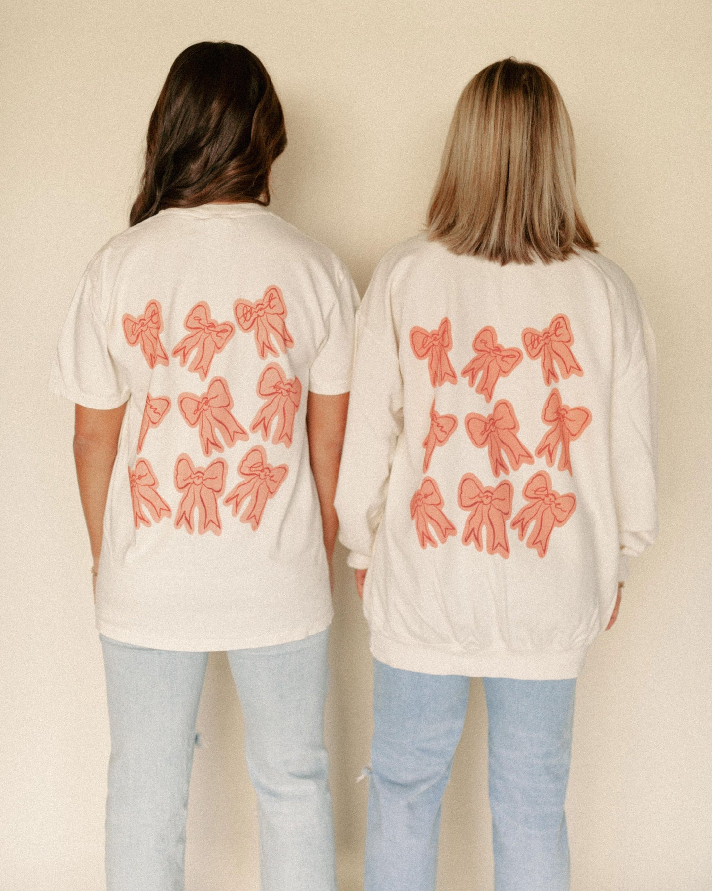 Bows Valentine Sweatshirt " Let All That You Do Be Done In Love"