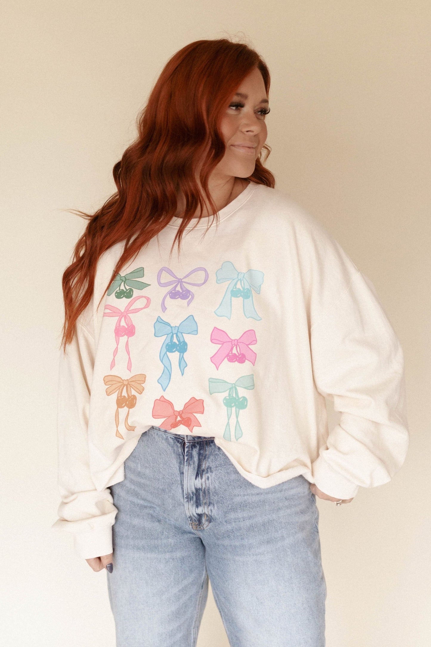 Cherrys + Bows Sweatshirt