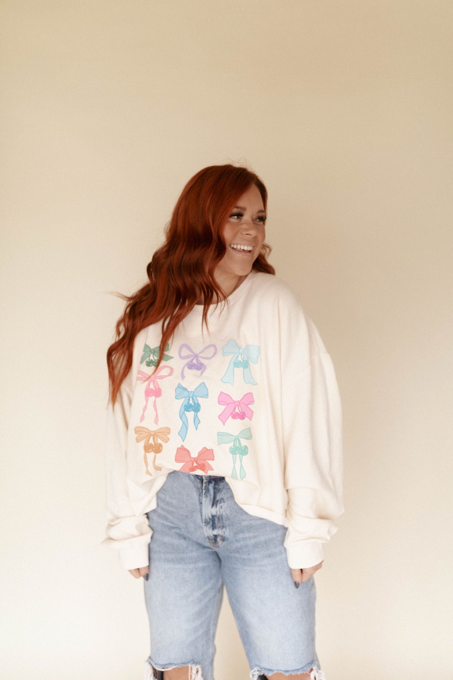 Cherrys + Bows Sweatshirt