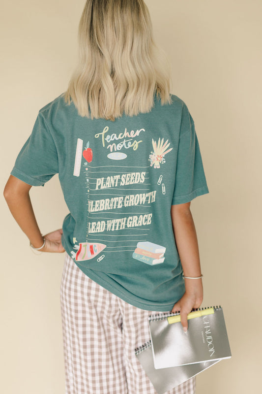 Teacher Notes, Plan Seeds, Celebrate Growth
