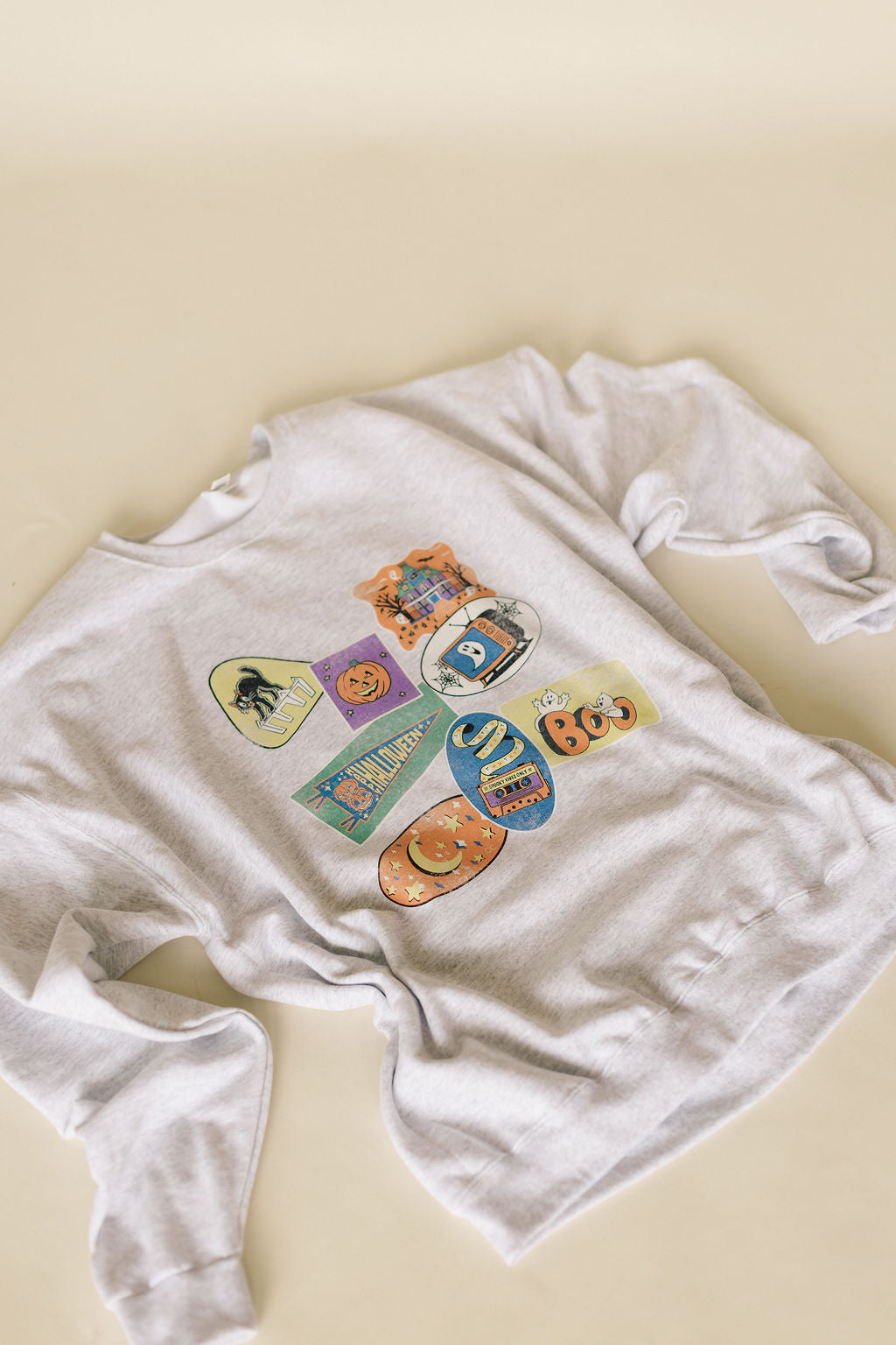 90s Halloween Vintage Sticker Graphic Apparel