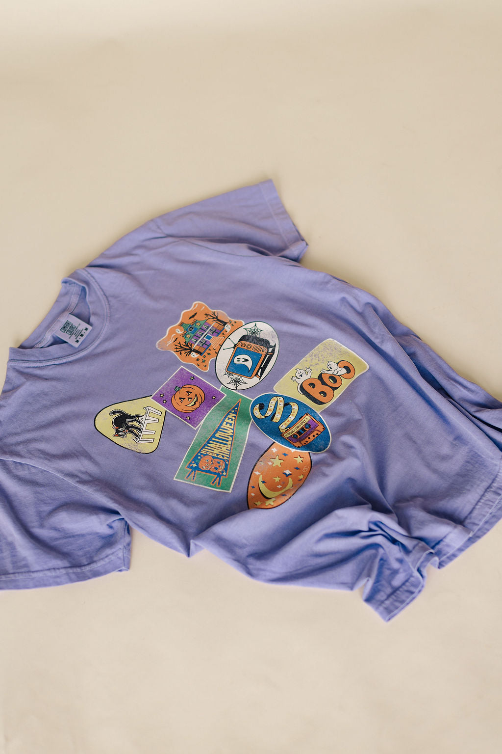 90s Halloween Vintage Sticker Graphic Apparel