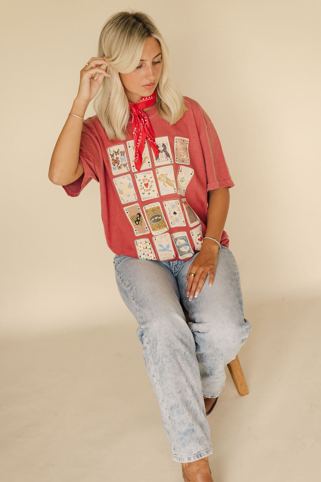 Wild Game Playing Card Graphic Tee