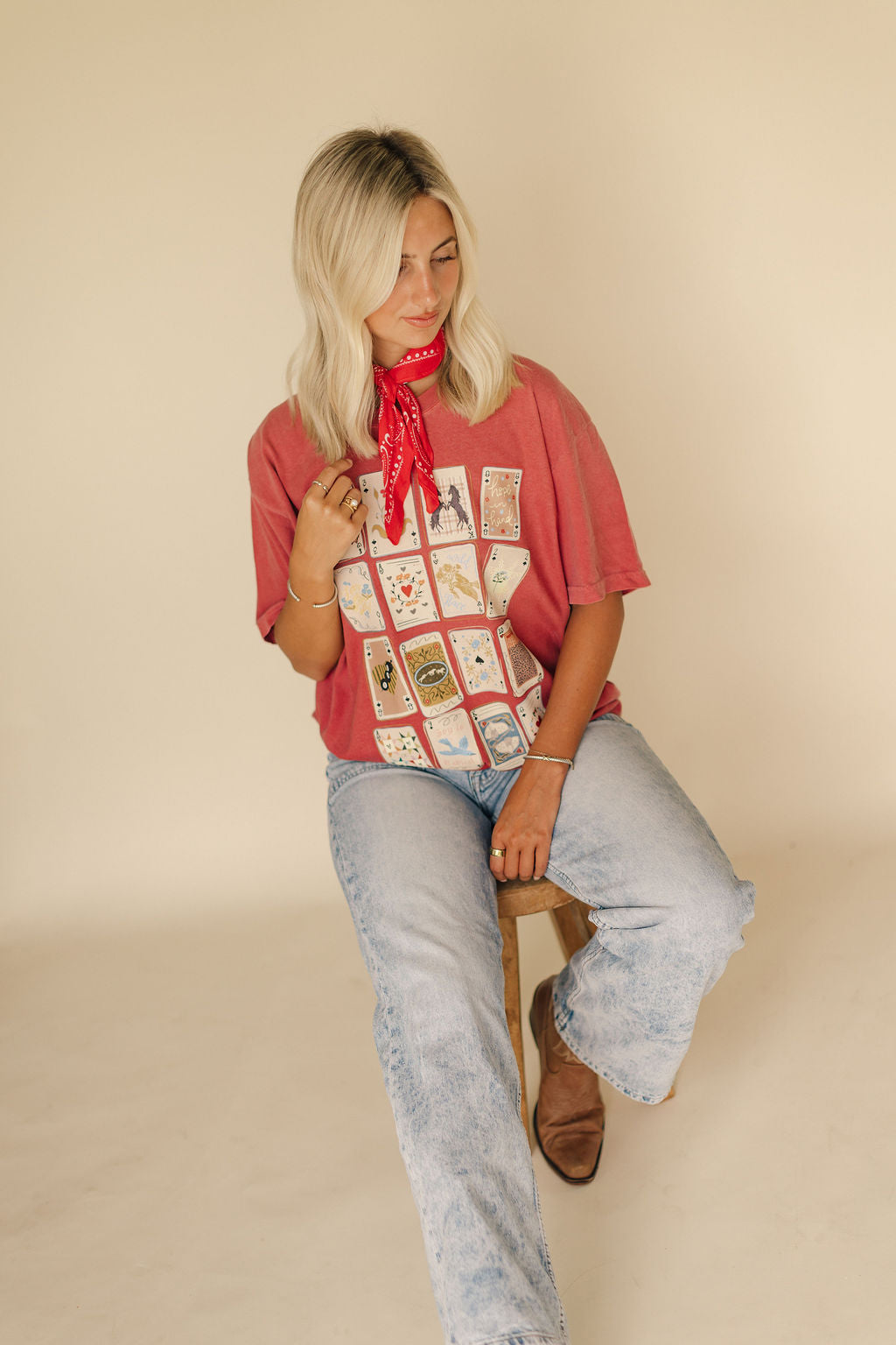 Wild Game Playing Card Graphic Tee