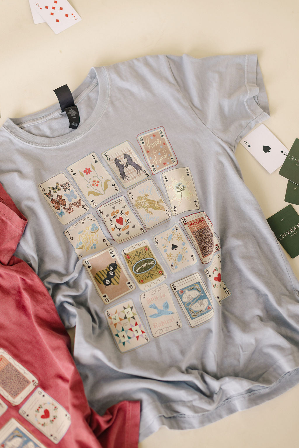 Wild Game Playing Card Graphic Tee