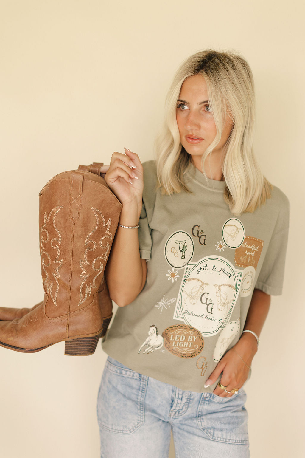 Redeemed Rodeo Club Grit and Grace Graphic Tee