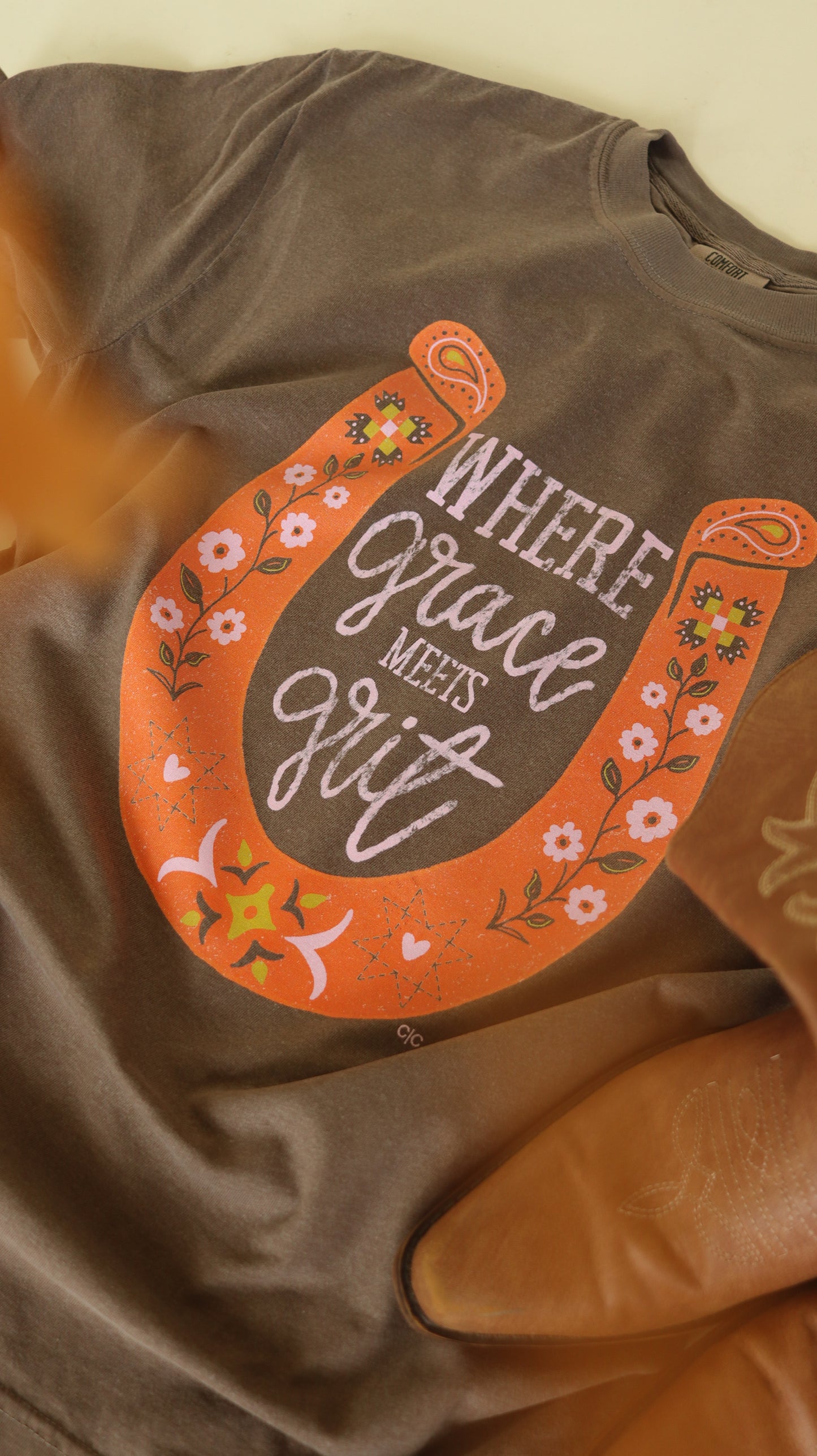 Horseshoe Western Where Grace Meets Graphic Apparel