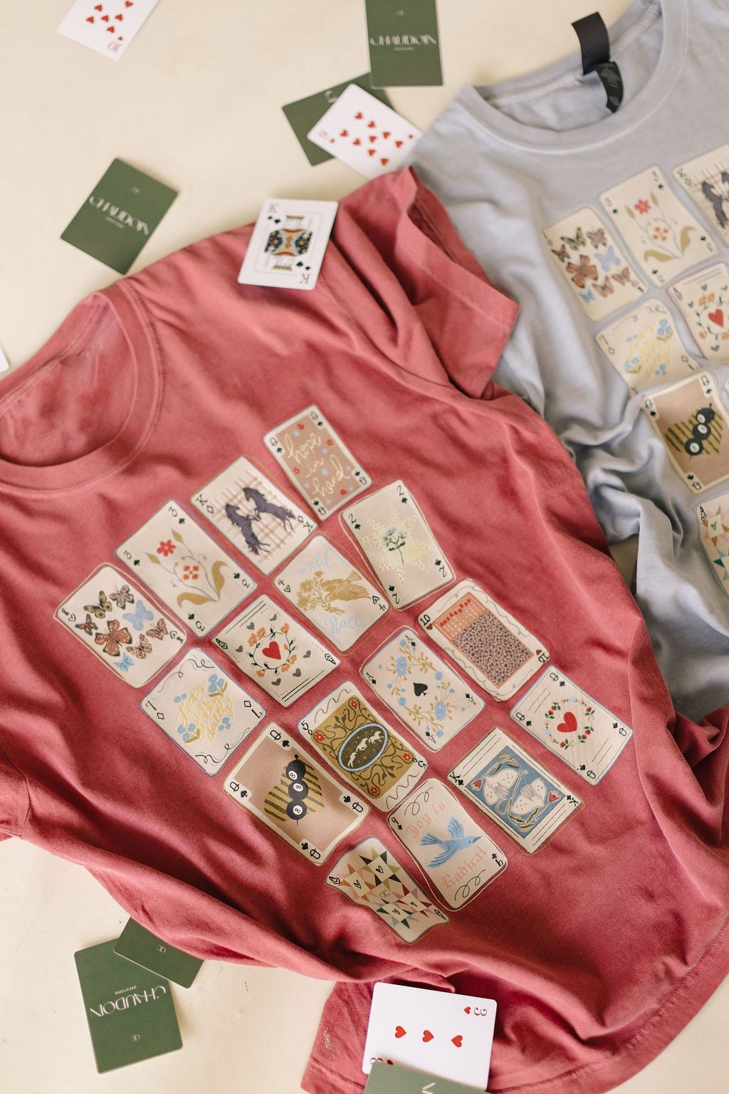 Wild Game Playing Card Graphic Tee