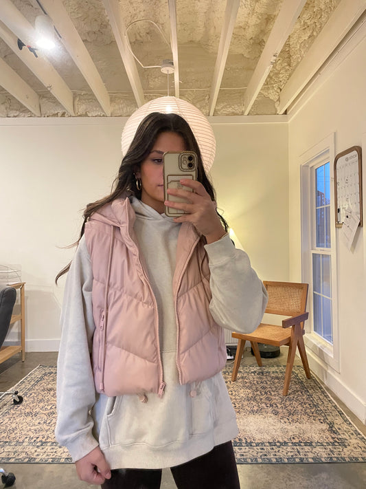 Pink Puffer Coat