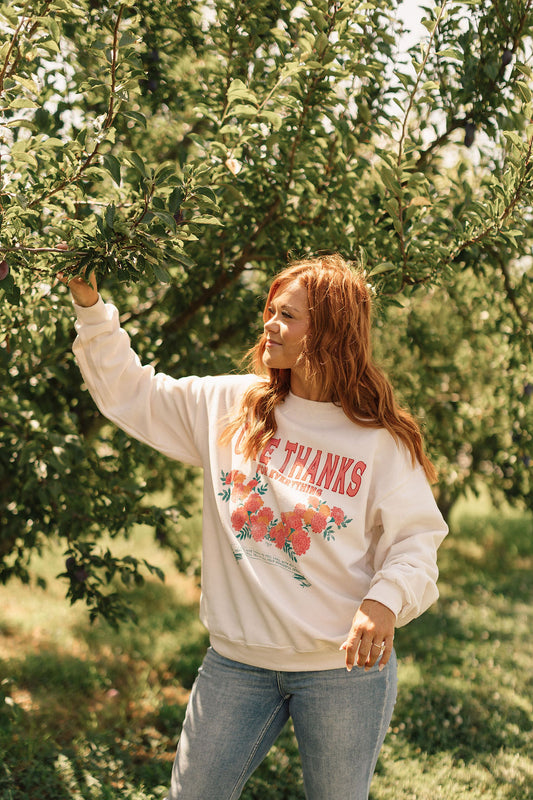 Give Thanks For Everything Graphic Sweatshirt